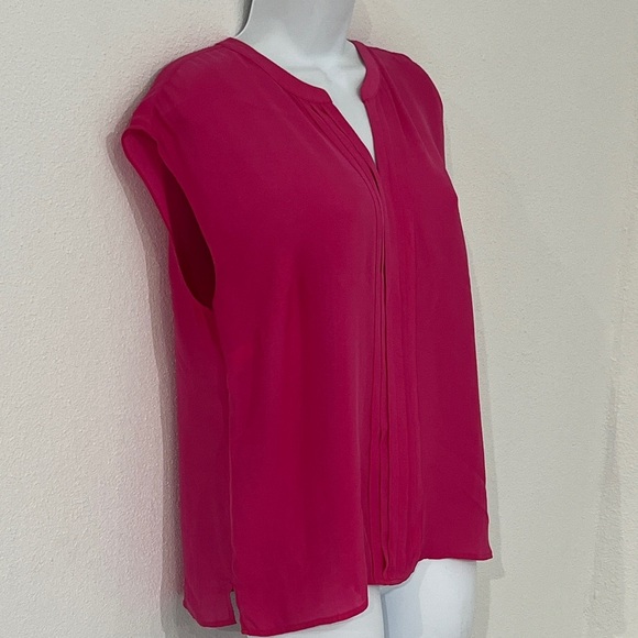 Talbots Pink Blouse Size 8 - Picture 2 of 5